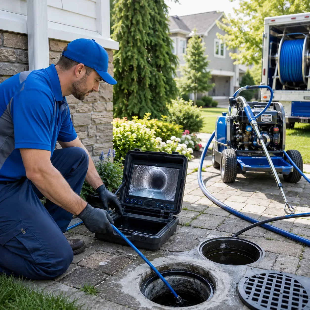 Outdoor drain cleaning professionals serving Richland Springs, TX